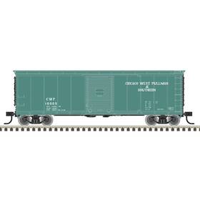 20007076 Atlas Ho Usra Steel Rebuilt Box Car Chicago West Pullman And South 10005