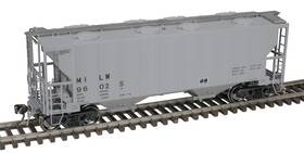 20007123 Atlas Ho Master Portec 3000 Covered Hopper Milwaukee Road 96089