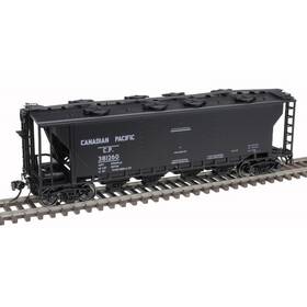 20007166 Atlas Ho Canadian Pacific Slab Side Covered Hopper #381128