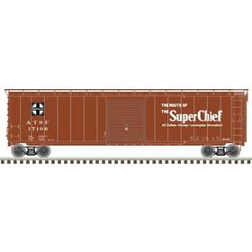 20007525 Atlas Ho Scale 50ft Postwar Single Door Box Car Santa Fe Road # 17106