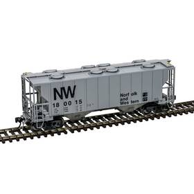 20007698 Atlas #20007698 Ho Norfolk And Western Portec 3000 Covered Hopper #180015 Nib