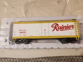 2002314-1 Atlas O 40ft Plug Door Boxcar Rainier Beer Rd# 6803 3rl New