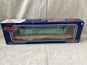 2002664-2 Atlas Bulkhead Flatcar With Pipe Load New In Box 2002664-2 Atlas Bulkhead Flatcar With Pipe Load New In Box