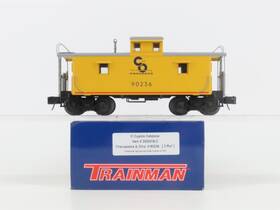 2003016-2 Atlas O Gauge 3-rail Trainman C&o Cupola Caboose #90236 With Lights