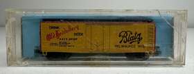 2224 Atlas N Scale 41ft Reefer Blatz Beer Milwaukee Wi #2224 Used
