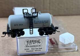 31210 Atlas 24914 N Scale Firestone 32392 Rubber Beer Can Tank Car Knuckle Couplers