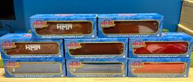 300114x Atlas 3001148 O Scale #300114x 40 High Cube Container Assortment Of 8 Pieces Nib