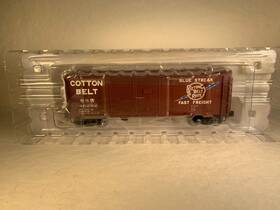 3001803-2 Atlas Ftoft Gauge 3-rail #3001803-2 Cotton Belt 1937 Aar Dd Box Car #46292 Nib