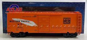 3001858s Atlas Premier O Gauge Western Pacific 40ft Ps-1 Boxcar #1952 3rail Ln