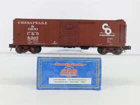 3001904-4 Atlas O Gauge 3-rail C&o Chesapeake And Ohio Inch Progress 40ft Boxcar #8307 3001904-4 Atlas O Gauge 3-rail C&o Chesapeake And Ohio Inch Progress 40ft Boxcar #8307