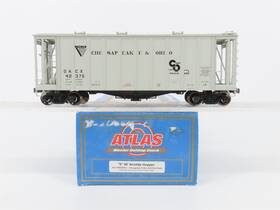 3002058-2 Atlas O Scale 2-rail C&o Chesapeake And Ohio Airslide Hopper #42376