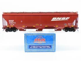 3002102-7 Atlas O Scale 2-rail Bnsf Railway 3-bay Covered Hopper #475711