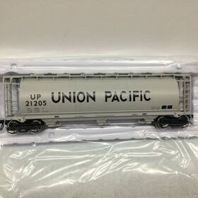 3002224-2 Atlas #3002224-2 Union Pacific 3-bay Cylindrical Hopper 2 Rail O Scale New