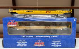 3003032-1 Atlas O Scale 3 Rail 53 Ttx Rebuilt Well Cars Rd #470302 And #470327 Nib- 2