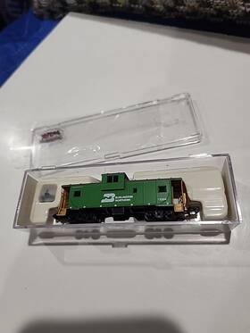 12324 Atlas 30211 N Scale Burlington Northern Extended Vision Caboose Bn #12324 New