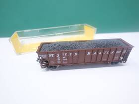 85090 Atlas 3266 Used N Scale 90 Ton Hopper With Coal Load Wm #85090 Read