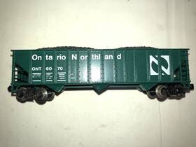 3269-2.25 Atlas 3269 Ontario Northland #6070 3-bay Hopper With Coal Load In Original Box