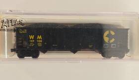 189908 Atlas 3289 N Scale 90 Ton Hopper Wm # Chessie Accumate Couplers
