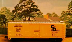 32967 Atlas N Scale Chesapeake And Ohio Insulated Refrigerator C&o 7924