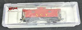 33522 Atlas Acy Ne-6 Caboose # 69 N Scale L/n Condition In The Box