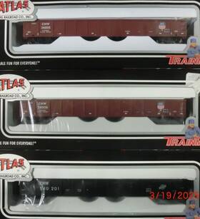 340201 Atlas #340201 Trainman Ho Scale Evans Gondola Car See Variations