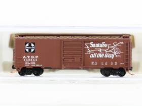 142544 Atlas 34193 N Scale Atsf Santa Fe Inch Super Chief 40ft Boxcar #142544