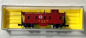3563 Atlas N Gauge 36ft Standard Caboose Without Ffset Cupola Atsf #3563