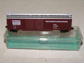 3602-2.50 Atlas Scl/ln N-scale Double Door 50ft Box Car Number 614195