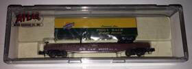 37721 Atlas New Piggyback Flat With 40ft Trailer Chicago And Northwestern