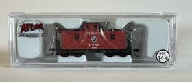 39835 Atlas Trainman N Scale C&o Cupola Caboose Erie #c226
