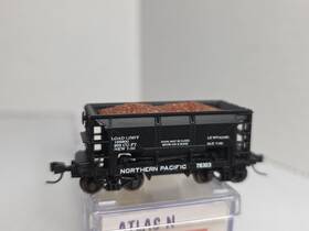 39976a Atlas Trainman N Scale Northern Pacific 78303 Ore Car With Load Nib