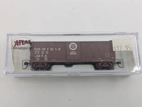 41732 Atlas N Clinchfield Usra Single-sheathed Box Car #8058 Nib