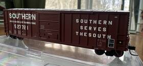 527721 Atlas 45301 N Scale Rtr #45301 50 Precision Box Car Rib Side Southern #527721 Nib Ny