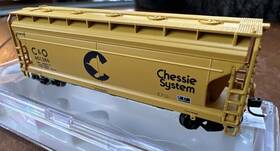50000916 Atlas N Scale Rtr #50000916 Acf 3560 Covered Hopper Chessie System C&o Nib Ny