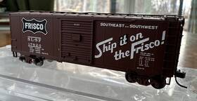 50001625 Atlas Master Line N Scale Rtr #50001625 40 Ps-1 Box Car Frisco #17820 Nib Ny