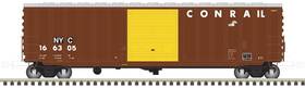50003997 Atlas N Scale Acf Precision-design Rs 50ft Boxcar Csx/nyc/ex-conrail #208036