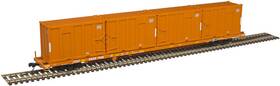 50005420 Atlas N Scale 85ft Trash Container Flatcar/4 Msw Containers Ecc/dsex #7236