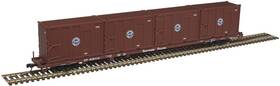 50005427 Atlas N Scale 85ft Trash Container Flatcar/4 Containers Southern Pacific #905000