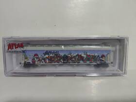 Atlas 50005645 N Scale Holiday Christmas Graffiti Santa Dow Chemical Acf Covered Hopper Car