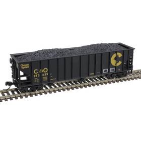 50005863 Atlas N Chessie System C&o Trainman 90 Ton Hopper #184125
