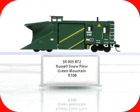 50005872 Atlas N Scale Green Mountain Mow Russell Snow Plow Gmrc X106 -