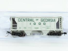 50005897 Atlas N Scale Cofg Central Of Georgia Ps2 2-bay Hopper Car #1000