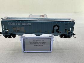 50005925 Atlas Nib N Scale Midwest Railcar Ex-rock 4750 Covered Hopper #462629 #50005925