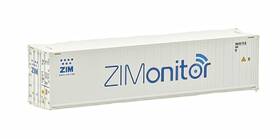 50006004 Atlas N Scale 40ft Reefer Container 3-pk Zim/zmou #8817369/8817395/8817414