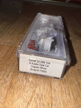50006154 Atlas N Scale 50 006 154 Dupont Tipure Kaolin Tank Car Road#71635