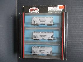 5771 Atlas #5771 Southern Pacific Acf 2-bay Covered Hopper 3-pack N Scale Mib Nos