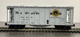 3-rail Atlas 6353-2 O Scale #6353-2 Gatx Airslide Covered Hopper D&rgw #18109 Pre-owned