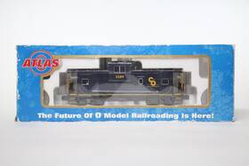 6602-1 Atlas 642988662001 O 3 Rail C&o Chesapeake And Ohio Extended Vision Caboose #3288