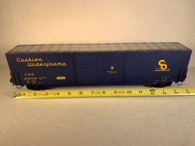 488708 Atlas 6560-1 Big Ftoft Chesapeake And Ohio 60ft Auto Parts Box Car #488708 Ob