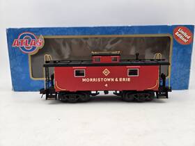 3-rail Atlas 6682 #6682 Morristown And Erie International Ne-6 Lighted Caboose -o Gauge